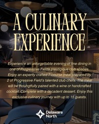 1034- Northeast Ohio: Culinary Experience Package:- TICKETS ARE $10 EACH